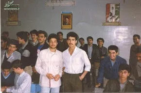 عکس/ تصویری قدیمی از «حسن جوهرچی» و پسرش