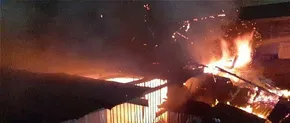 فیلم| تصاویر جدید از آتش‌سوزی گسترده پاساژ ارغوان در فاز ۴ شهرک اندیشه