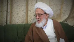 تصاویر / عیادت سید حسن خمینی از یک مرجع تقلید