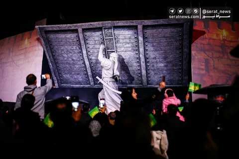 تصاویر| رونمایی از نماد «فاتح خیبر»