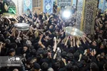 عکس | حضور رییس جمهور در مراسم شام غریبان در اردبیل