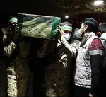 عکس/ اولین تصویر از پیکر مطهر شهید القدس سردار محمدرضا زاهدی در معراج شهدای تهران