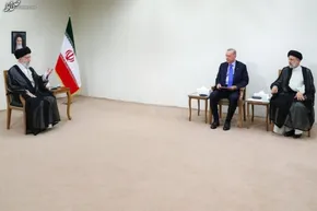 تصاویر / دیدار رئیس جمهوری ترکیه با رهبر معظم انقلاب