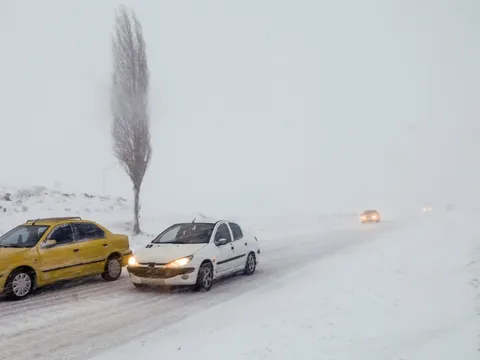 تصاویر / جاده‌های برفی کردستان