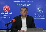 وزیر احمدی‌نژاد روی تخت بیماران مبتلا به کرونا