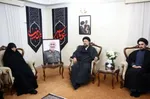 دیدار مخبر با خانواده شهید سرلشکر حاجی‌زاده 