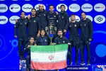 عکس | ستاره‌های کشتی زنان ژاپن با لباس ایران!