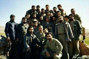 عکس/ صادق آهنگران در جمعِ مدافعان حرم