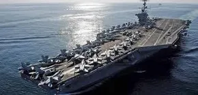 عکس/ پرواز جنگنده روس نزدیکِ ناو آمریکا