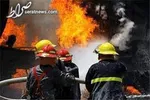 فیلم/آتش‌سوزی در چهار راه مولوی، رو به روی مهدیه تهران