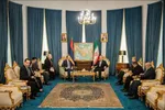 لاریجانی با دبیرکل حزب‌الله لبنان دیدار کرد