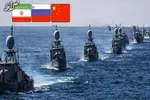 تمرین آزادسازی یک کشتی در اقیانوس هند توسط یگان‌های ایران، چین و روسیه