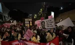 تظاهرات مردم ترکیه در حمایت از غزه مقابل کنسولگری آمریکا