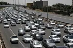 ترافیک سنگین در آزادراه کرج–تهران