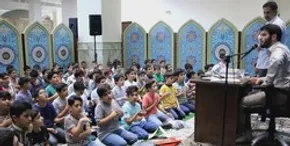 تصاویر | عزاداری شب پنجم محرم در امامزاده قاضی الصابر