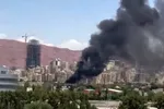 آتش‌سوزی در میدان نقش‌جهان اصفهان