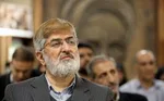 عکس| اولین تصویر از تابوت شهید علی لاریجانی در کنار فرزندش
