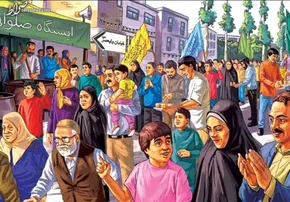 فیلم/ سرود زیبای جشن غدیر با نوای محمود کریمی