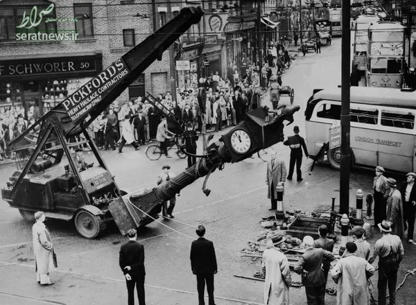 نصب یک ساعت برای بهبود وضعیت ترافیک لندن - سال 1938