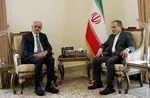عکس | دست دوستی لاریجانی با نبیه بری در یک تصویر خاص و پربازدید