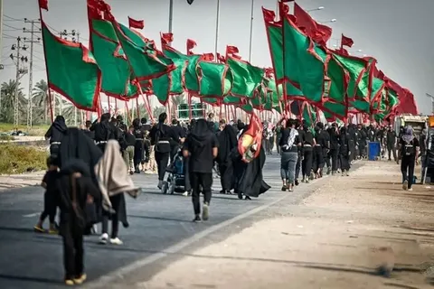 تصاویر| پیاده‌روی اربعین در طریق الحسین (ع)