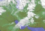 نفوذ سامانه سرد بارشی در آسمان مازندران