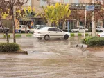 لغزندگی معابر تهران پس از بارش باران و عدم دید کافی| رانندگان با احتیاط برانند