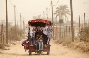 عکس/ برگزاری مراسم حج با ماکت کعبه