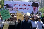 راهپیمایان تهرانی قبل از آغاز رسمی مراسم در خیابان‌ها حضور یافتند