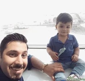 عکس/استفاده‌عجیب ازماشین آتش‌نشانی