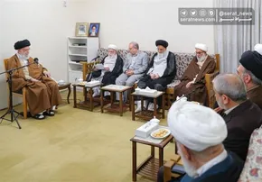 تصاویر / دیدار تیم ملی والیبال دانش‌آموزی ایران با رهبر معظم انقلاب
