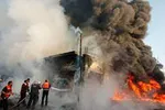 انفجار تانکر سوخت در کنیا ۱۳ کشته بر جا گذاشت+عکس