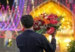 حرم رضوی غرق در سرور مبعث رسول مهربانی‌ها