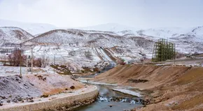 تصاویر / طبیعت زمستانی گنج‌نامه