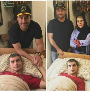 عکس/ ادعای جوانی که کلیه‌اش را به اکبر عبدی اهدا کرد