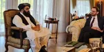 حضور وزیر کشور طالبان برای نخستین‌بار مقابل رسانه‌ها