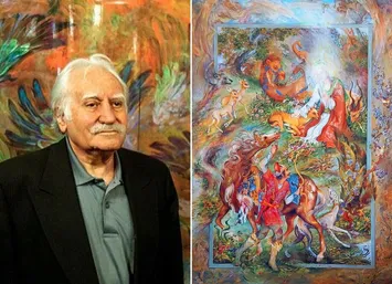 تصاویر| سالگرد درگذشت استاد فرشچیان