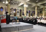 تصاویر| سید حسن خمینی با خانواده شهید باقری دیدار کرد