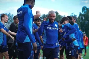 فیلم| گلزنی مهدی‌ قائدی در بازی امروز اتحاد کلبا مقابل الامارات