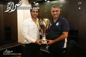 عکس/ مجیدی در کنار پرسپولیسی‌ها