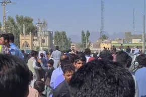 فیلم/ تصاویری از حمله تروریست‌ها به زاهدان
