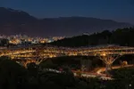 عکس / پل طبیعت به رنگ پرچم ایران!