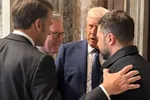 دست‌دادن ترامپ باز هم به سوژه رسانه‌ها شد +تصاویر