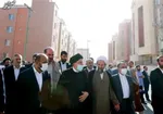 رئیس جمهور وارد قرچک شد