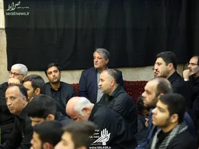 عکس/ حضور وزير كار در مراسم شب عاشورا