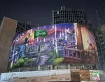تصویر | شکست نتانیاهو روی دیوارنگاره میدان فلسطین
