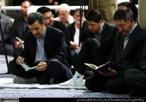 تصاویر/احمدی‌نژاد درهیئت محبان الحسین