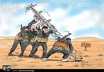تاسیسات نفتی داعش بمباران شد