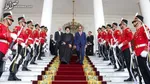 استقبال رسمی رئیس جمهور اندونزی از رئیسی در کاخ مِردکا