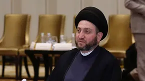 عکس/عمار حکیم با دختر و پسرش